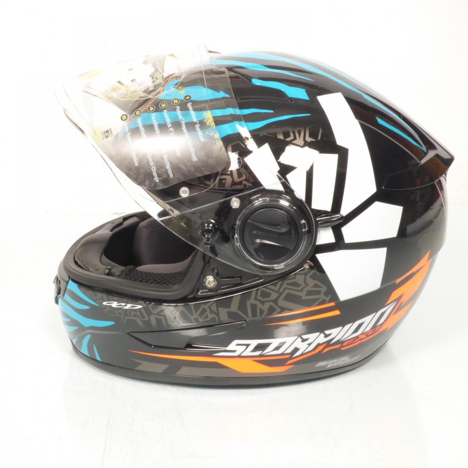 Casque intégral Scorpion pour homme / femme taille S 55-56 EXO-490 Neuf