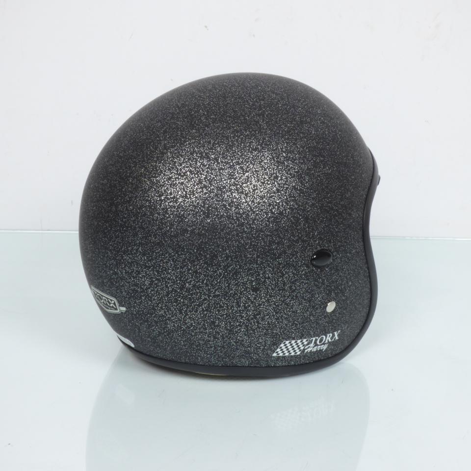 Casque jet gris pour homme femme Torx Taille XS Harry Glitter Matt Anthracite