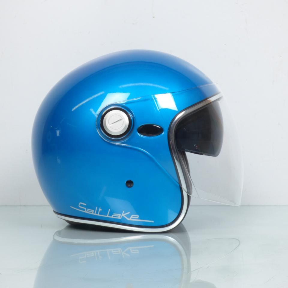 Casque jet homme femme Taille XL 61-62 Torx Salt Lake Rainbow Blue Gloss neuf