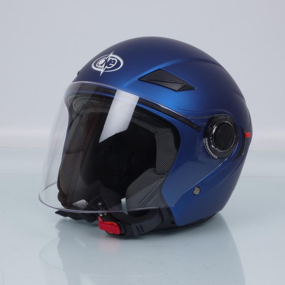 Casque jet One Alfa bleu mat homme femme One Taille M 57-58cm scooter moto Neuf