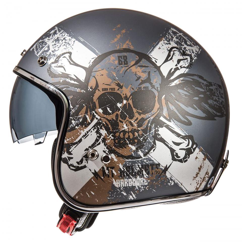 Casque jet MT HELMETS pour Auto 53 à 54cm Neuf