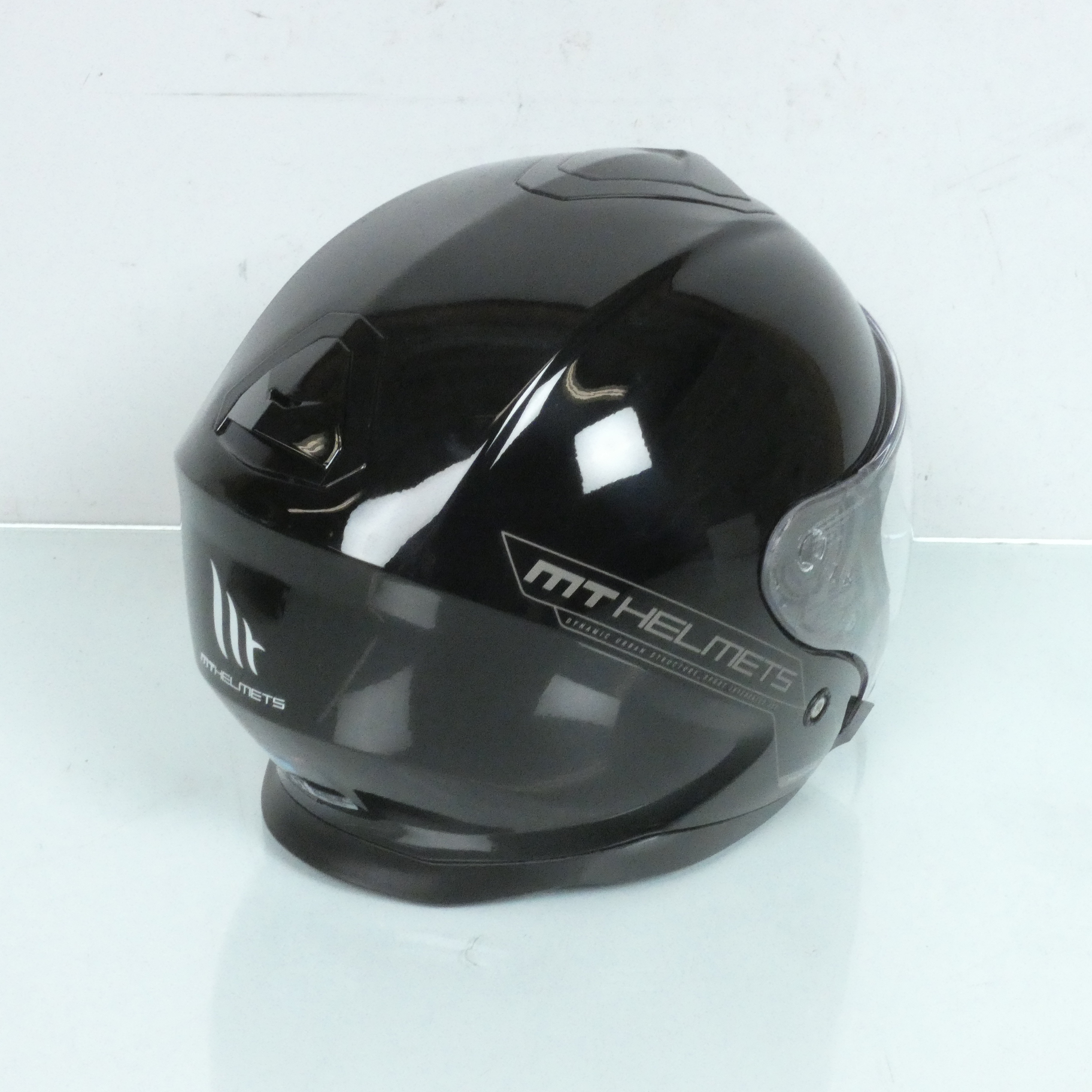 Casque jet pour homme femme MT Helmets Taille XXXL Thunder 3 SV noir 65 à 66cm