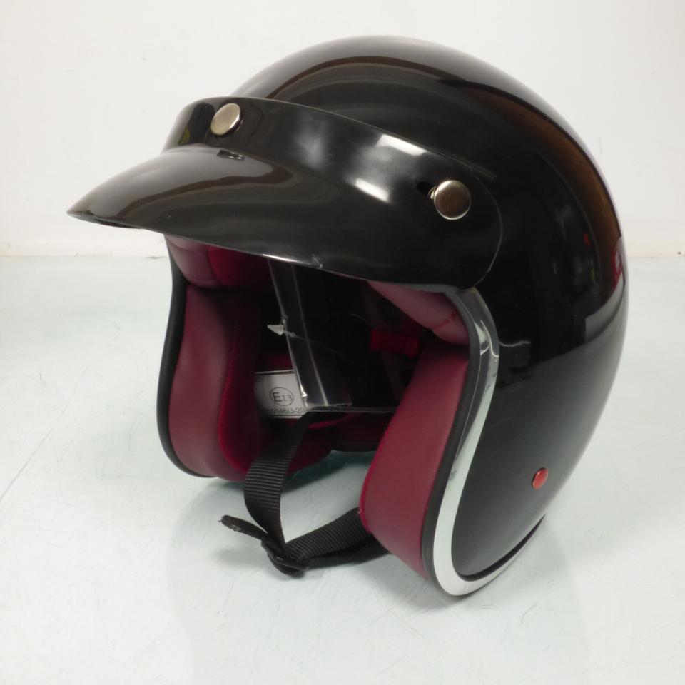 Casque jet STORMER pour homme femme Stormer taille XXS PEARL NOIR UNI Neuf