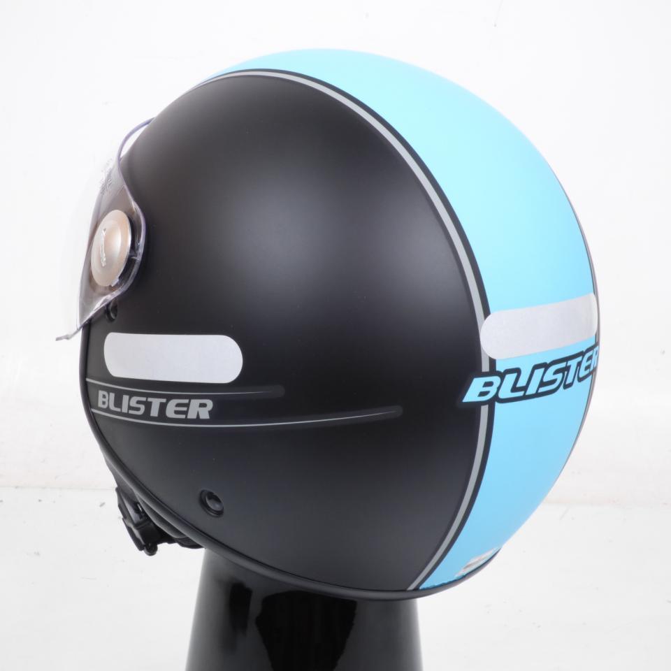 Casque jet RC Helmets pour Deux Roues RC Helmets Taille L 59-60cm / Blister noir bleu Neuf en destockage