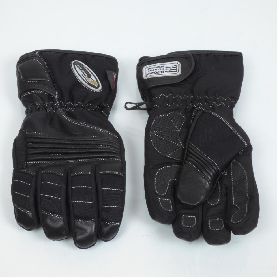 Gant pour moto route hiver Force One taille M (9) en cuir / textile coloris noir ski