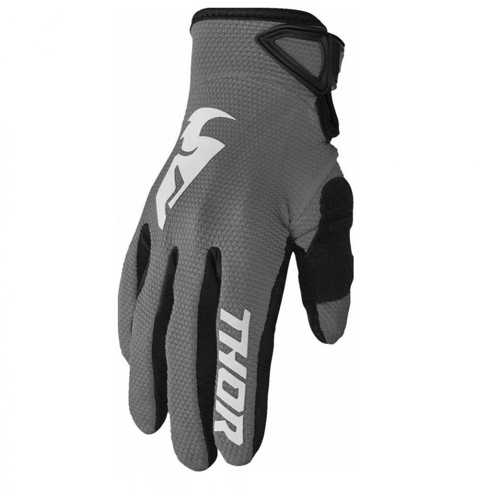 Gant moto cross gris pour enfant Thor Sector Taille XS 3332-1749 tout terrain