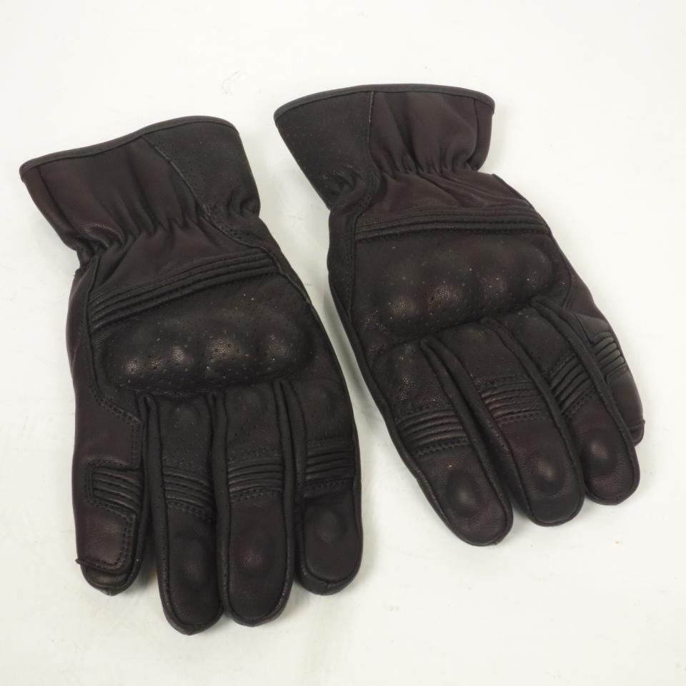 Gant taille XL en cuir perforé noir pour VTT vélo ou moto cross NON homologué