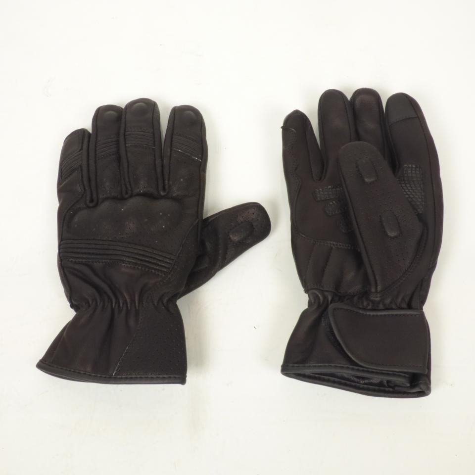 Gant taille XL en cuir perforé noir pour VTT vélo ou moto cross NON homologué