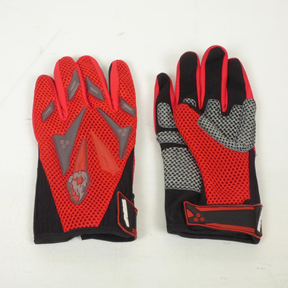 Gant Trap pour VTT ou moto cross rouge Taille L non homologué tout terrain Neuf