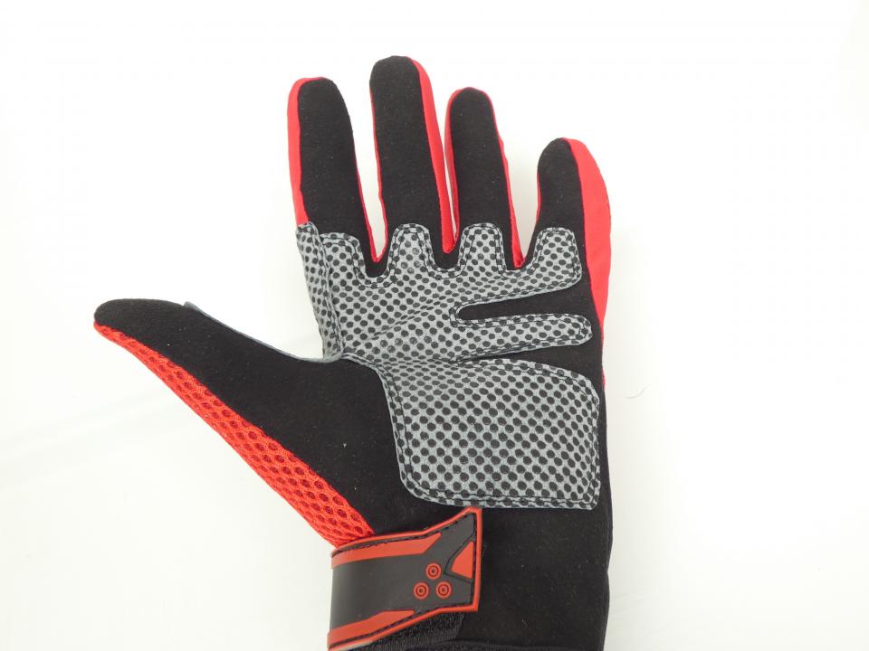 Gant Trap pour VTT ou moto cross rouge Taille L non homologué tout terrain Neuf