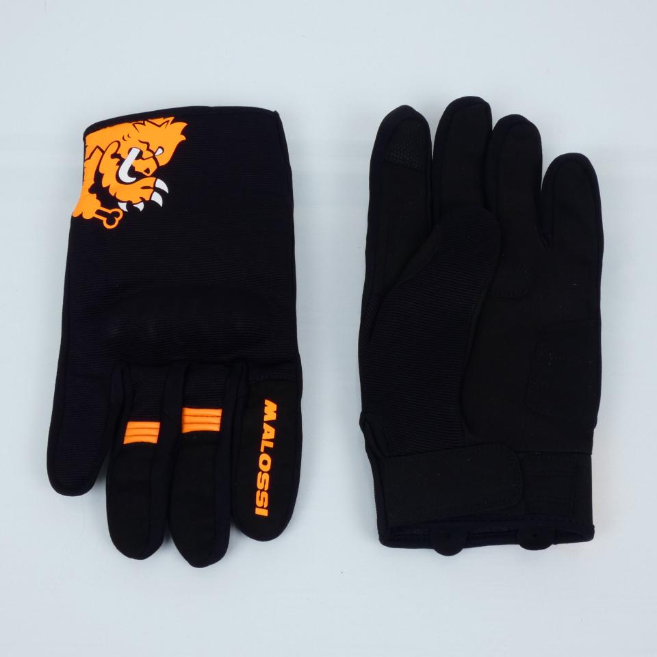 Gant moto route été Malossi M-Gloves Orange pour homme / femme Taille S Neuf