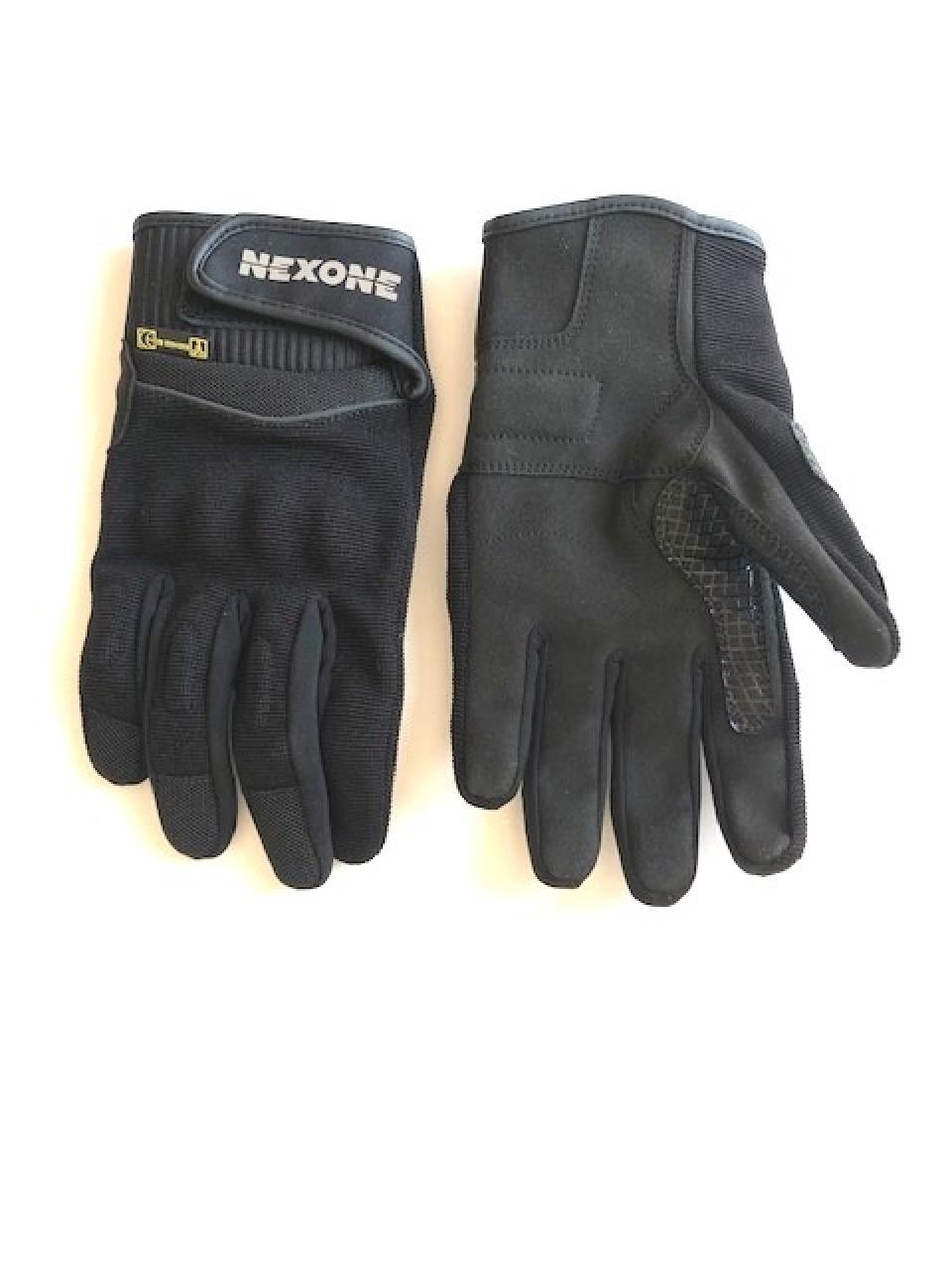 Gant pour moto route été textile Nexone Palerme coloris noir taille XXL Homologué CE