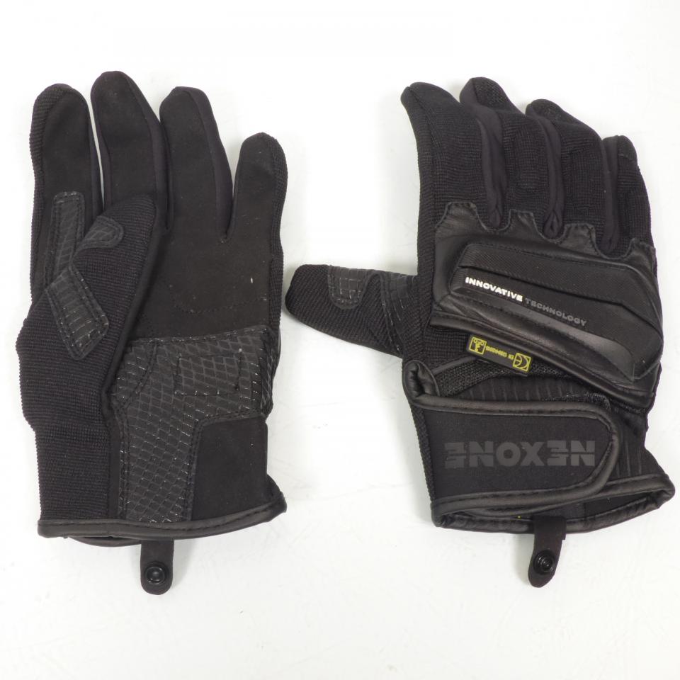 Gant moto été homme homologué CE Nexone Noir/blanc modèle Napoli taille XS Neuf