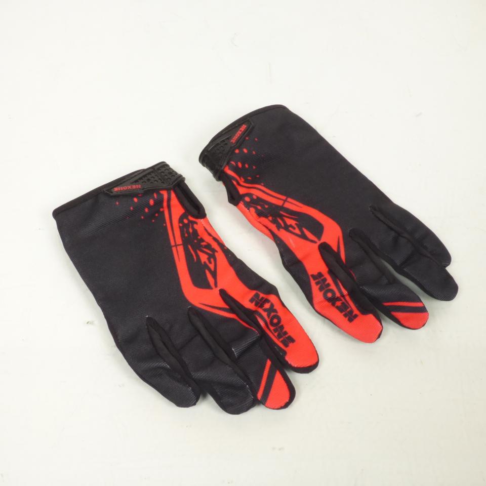 Gant moto route été pour homme femme Nexone Taille M Montella noir et rouge Neuf