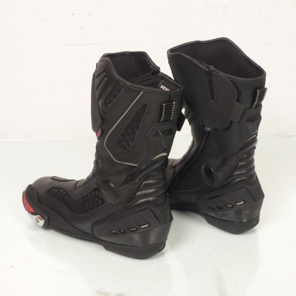 Botte moto route sport race pour homme Nexone Taille 44 Neuf noir