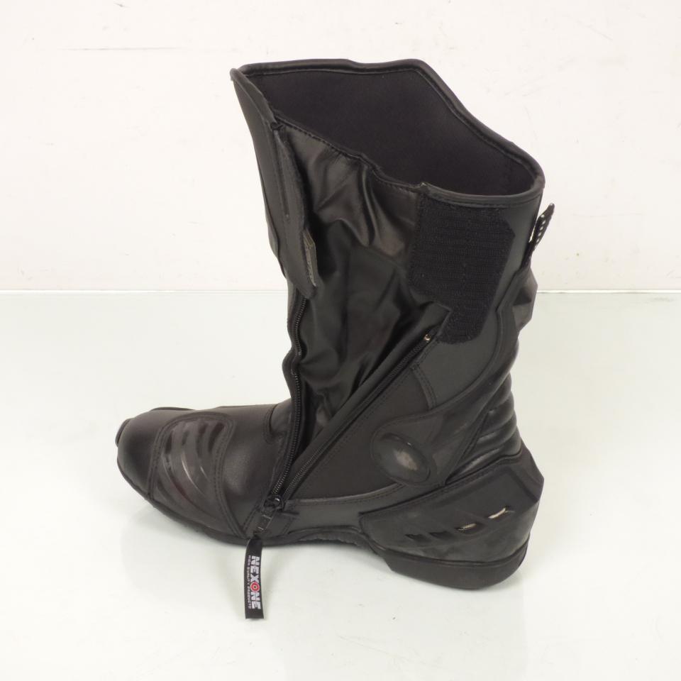 Botte moto route sport race pour homme Nexone Taille 44 Neuf noir