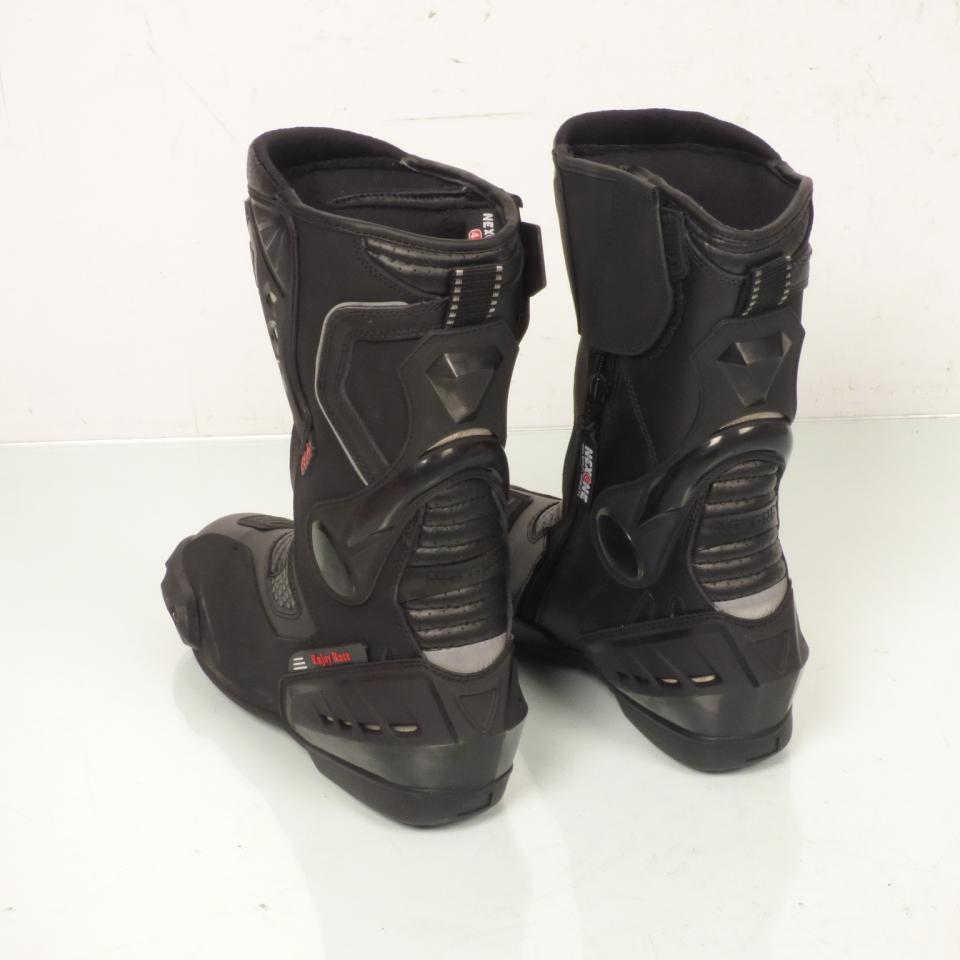 Botte moto route Sports / Touring race pour homme Nexone Taille 44 Neuf noir