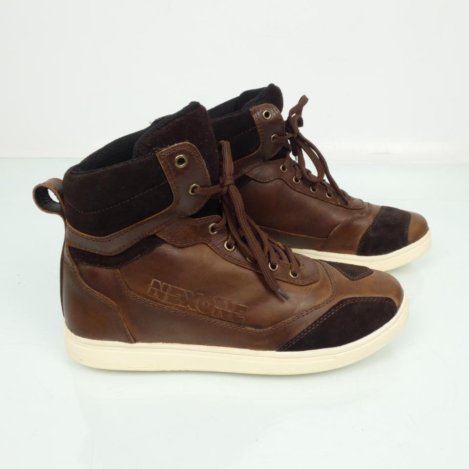 Chaussure basket moto montante route Nexone cuir homme / femme Taille 45 Neuf