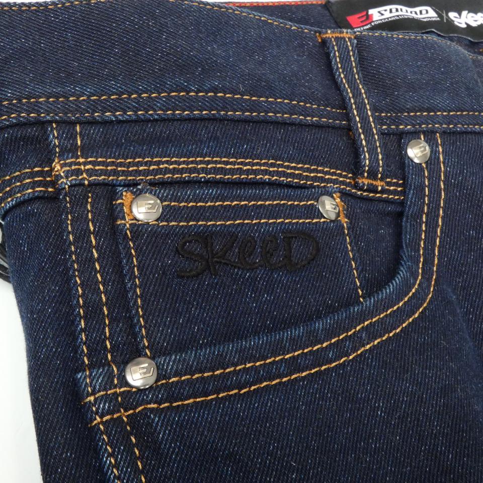 Pantalon moto route femme Esquad Denim Ultimate Blue Taille L 42 EU 28 US Neuf