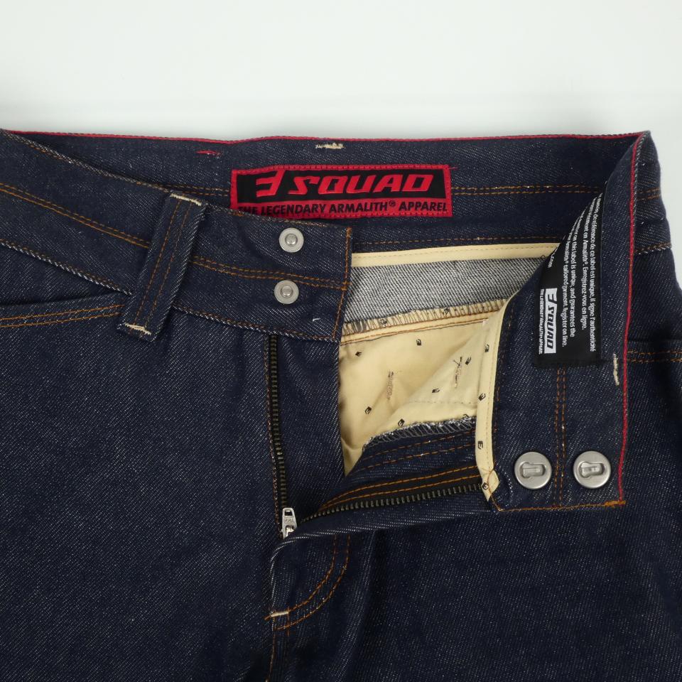 Pantalon moto route Esquad Phoenix Raw Blue Armalith pour moto Taille 36 EU Neuf