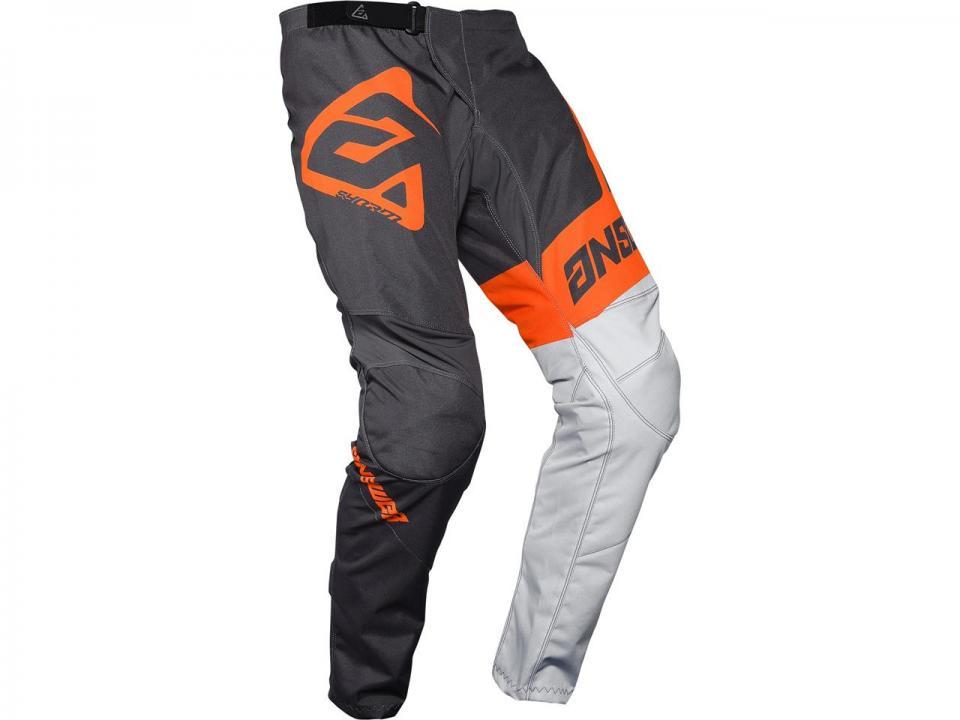 Pantalon pour moto cross taille 38 Answer Syncron Voyd Charcoal noir et orange neuf