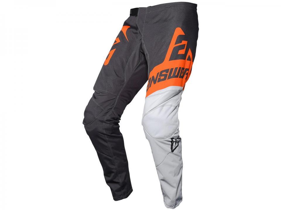 Pantalon pour moto cross taille 38 Answer Syncron Voyd Charcoal noir et orange neuf