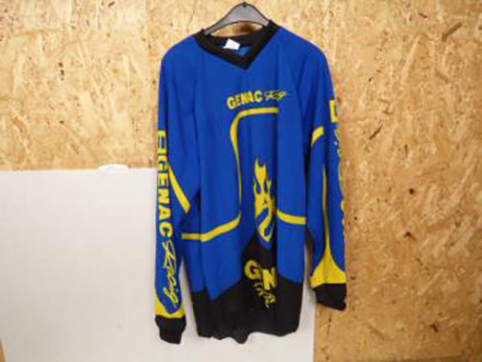 T-Shirt pour moto cross bleu Genac Racing taille XXL Neuf