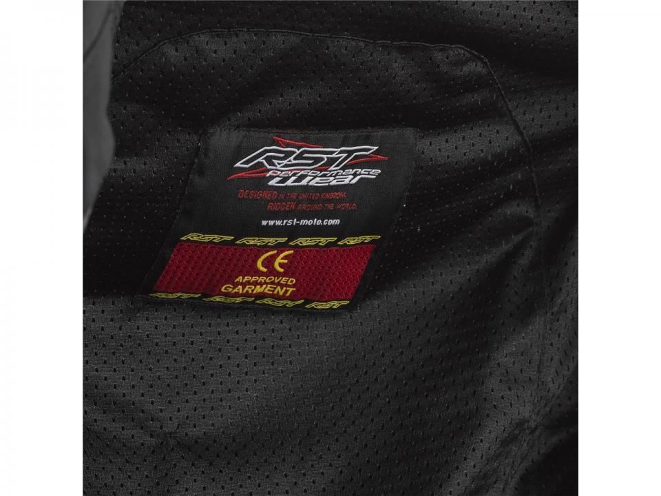 Veste de moto 3/4 noir RST Chelsea CE pour homme taille 4XL XXXXL EU62 Neuf