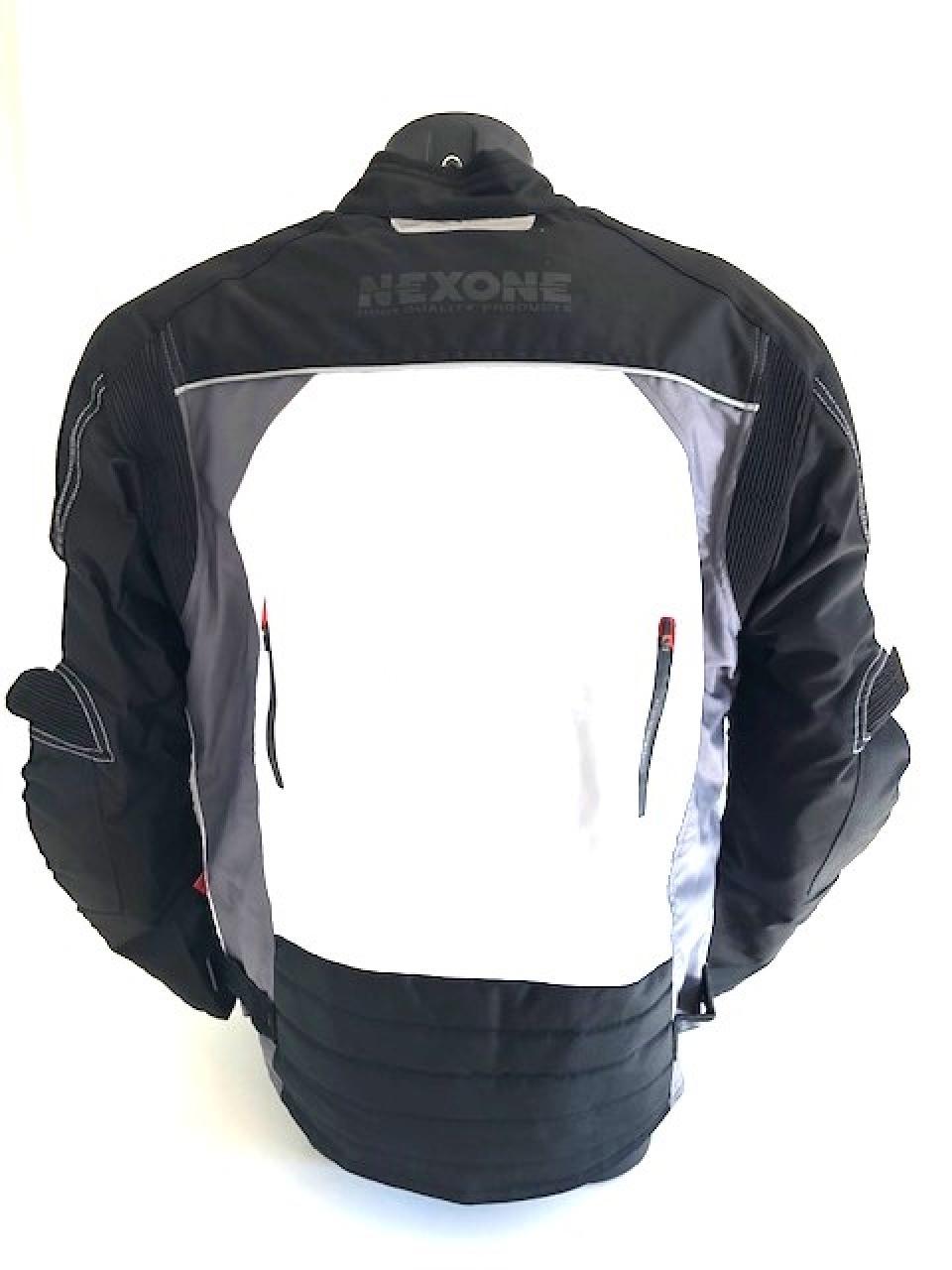 Blouson pour moto Nexone Giovanni taille XXL noir/rouge/blanc dorsale homologué CE Neuf