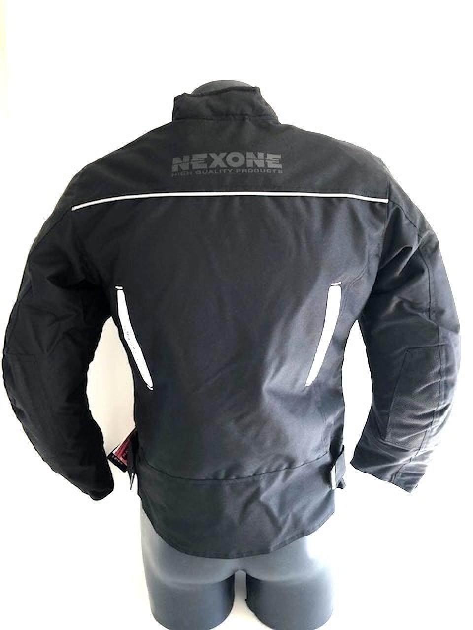 Blouson pour moto route femme Nexone Angela taille S noir/blanc dorsale homologué CE