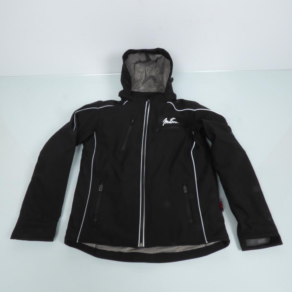 Blouson veste moto homme Mitsou Softshell Taille L avec capuche amovible Neuf