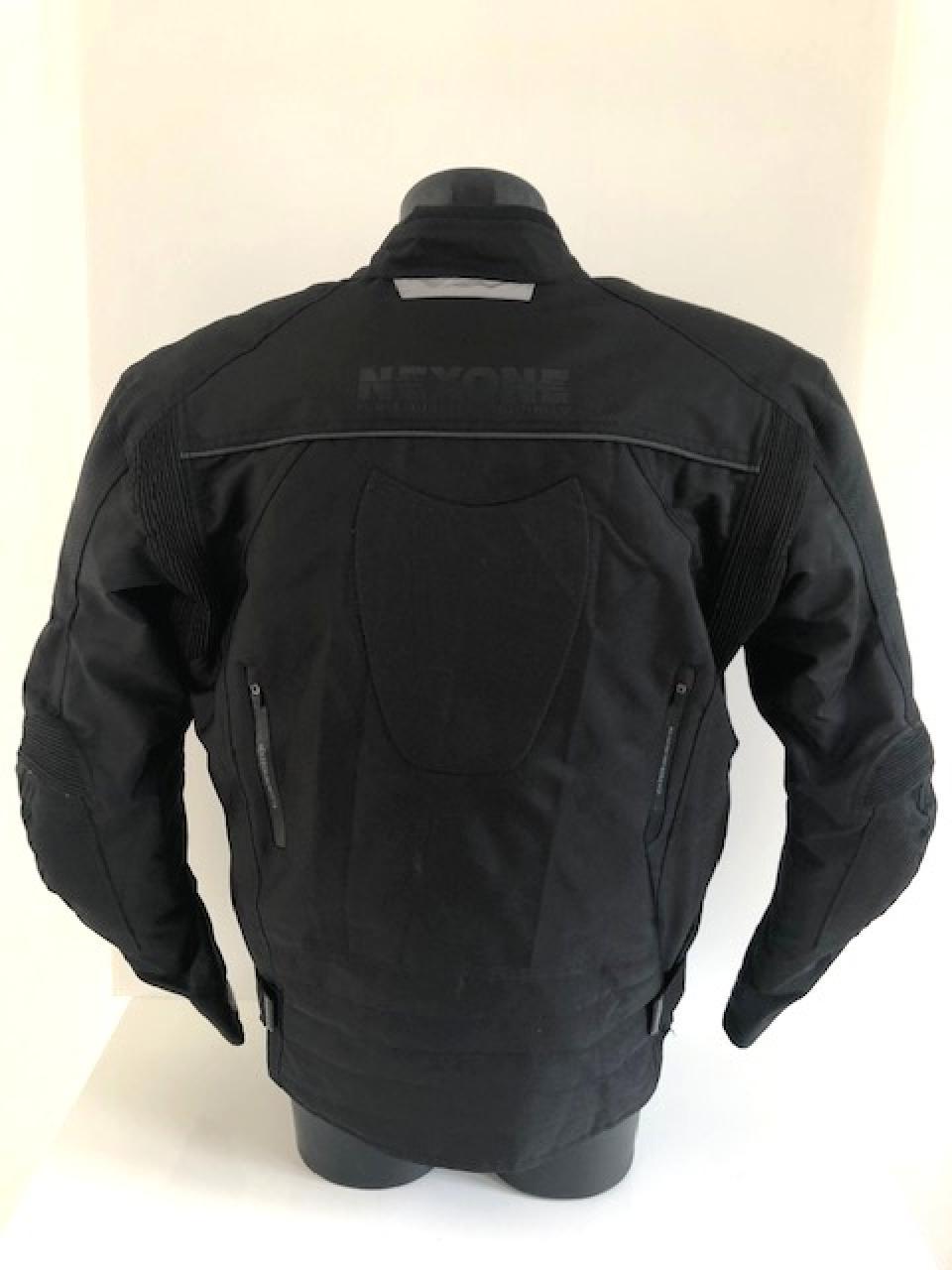 Blouson textile moto Nexone Giovanni noir taille L dorsale homologué CE pour homme Neuf