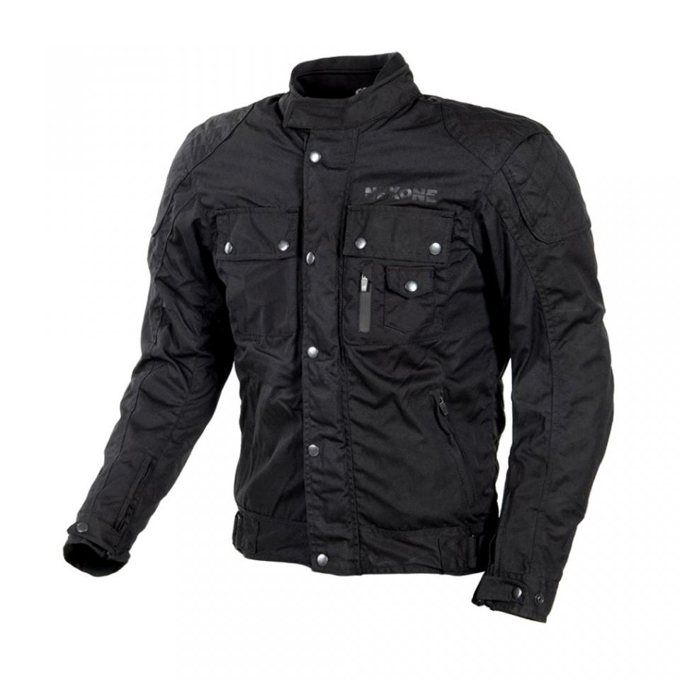 Blouson veste moto pour homme Nexone textile Hugo noir Taille S homologué CE neuf