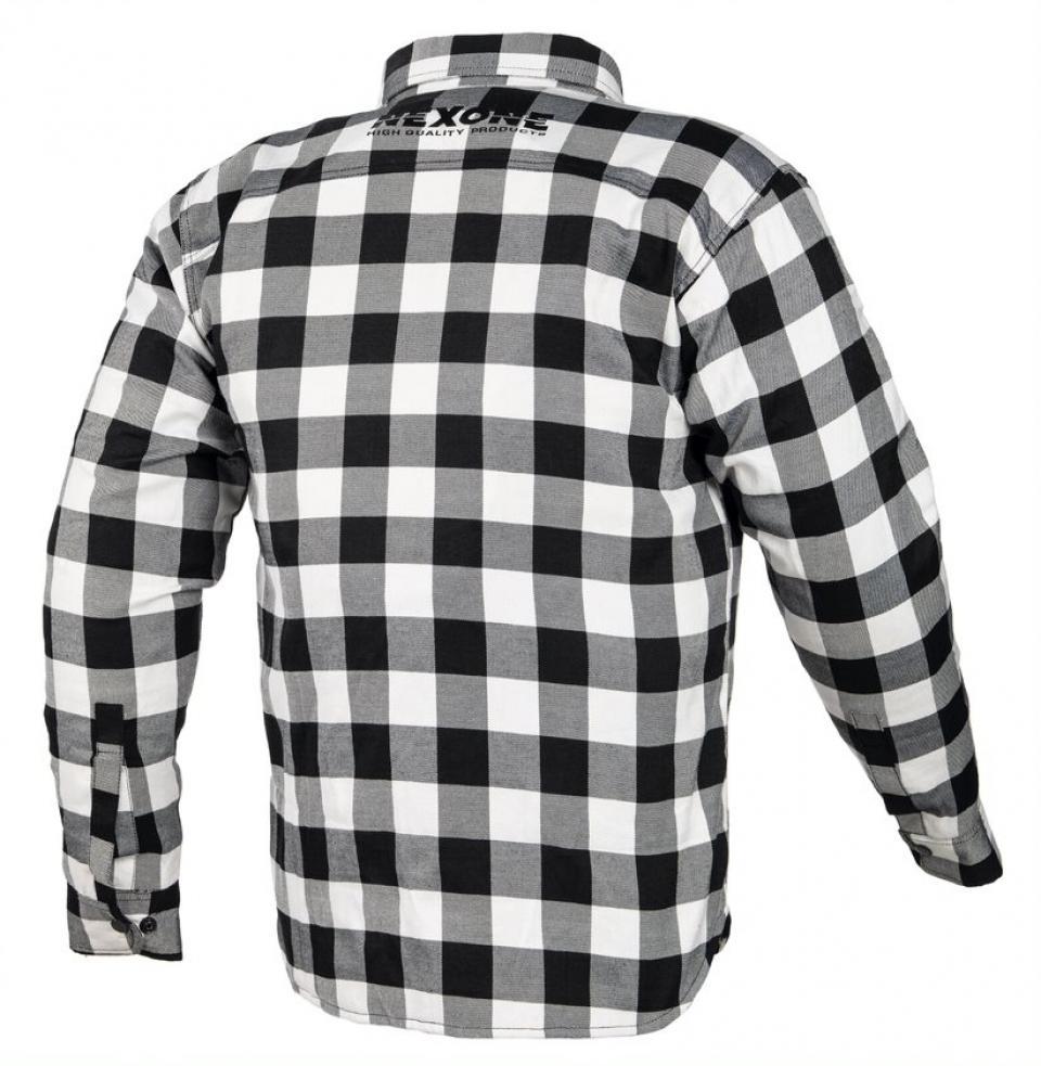 Chemise ville textile pour moto scooter homme Nexone noir blanc Taille XXL homologué CE