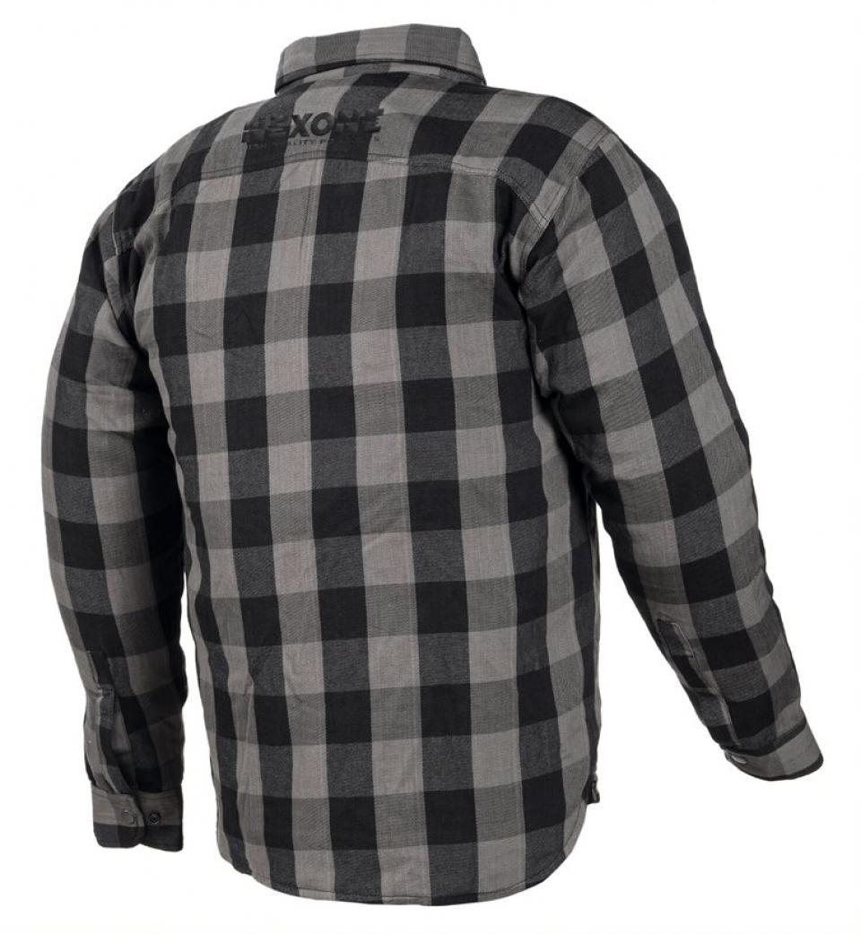 Chemise ville textile pour moto scooter homme Nexone noir gris Taille 2XL homologué CE