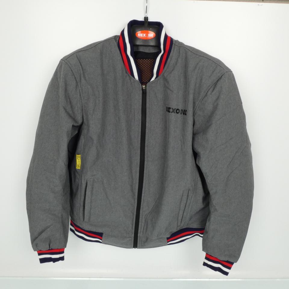 Blouson veste moto Nexone urbain Mi-saison Gianni pour homme Taille XXL 2XL softshell gris Neuf