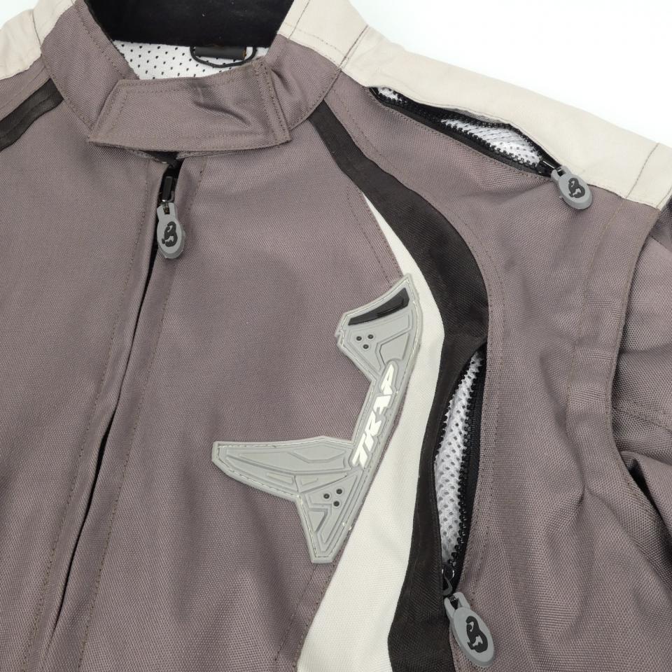 Blouson veste moto Trap Taille L Enduro Jacket gris / noir tout terrain TT Neuf