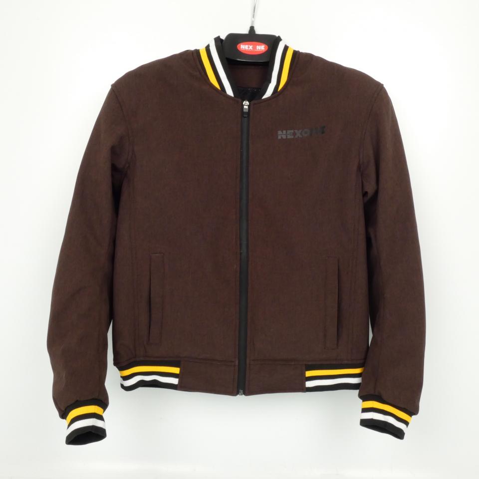 Blouson moto Nexone Mi-saison Gianni softshell marron pour homme Taille L Neuf