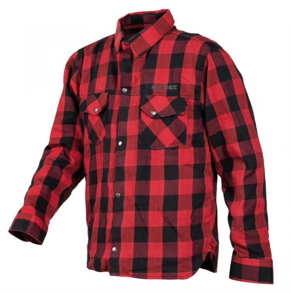 Chemise ville textile pour moto scooter homme Nexone noir rouge Taille 5XL homologué CE