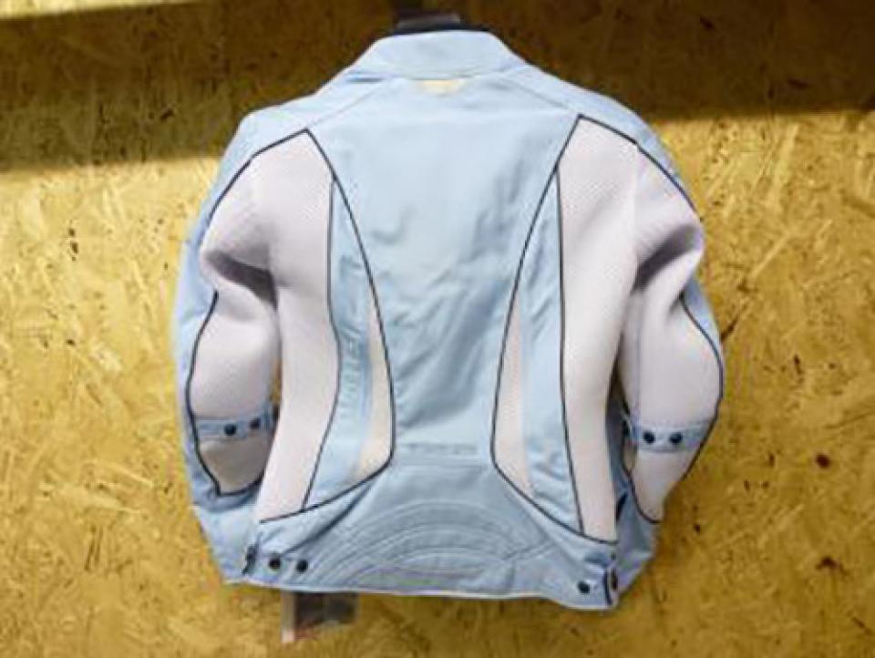 Blouson veste moto bleu ciel blanc ixs pour femme motarde Lady T 36 Neuf