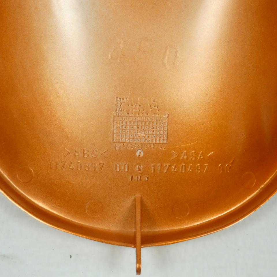 Spoiler tablier AV orange 740317AB pour scooter Peugeot 50 Vivacity 11740317