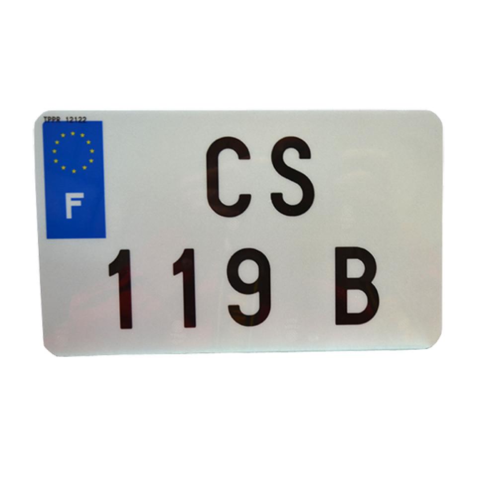 Plaque d immatriculation Tiflex pour Moto Neuf