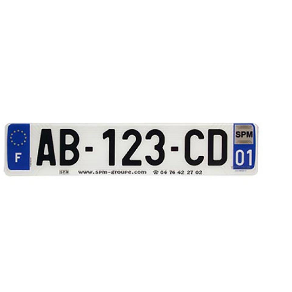 Plaque d immatriculation SPM pour Moto Neuf