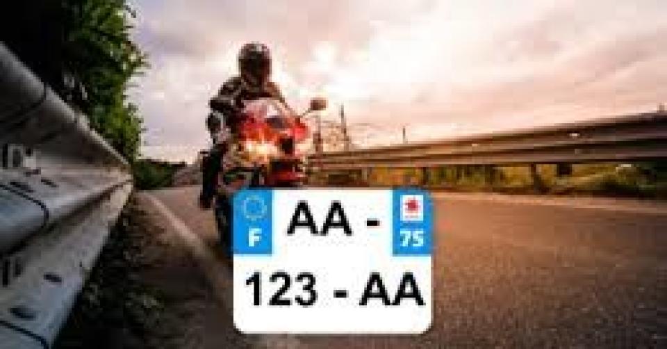 Plaque d immatriculation SPM pour Auto Neuf