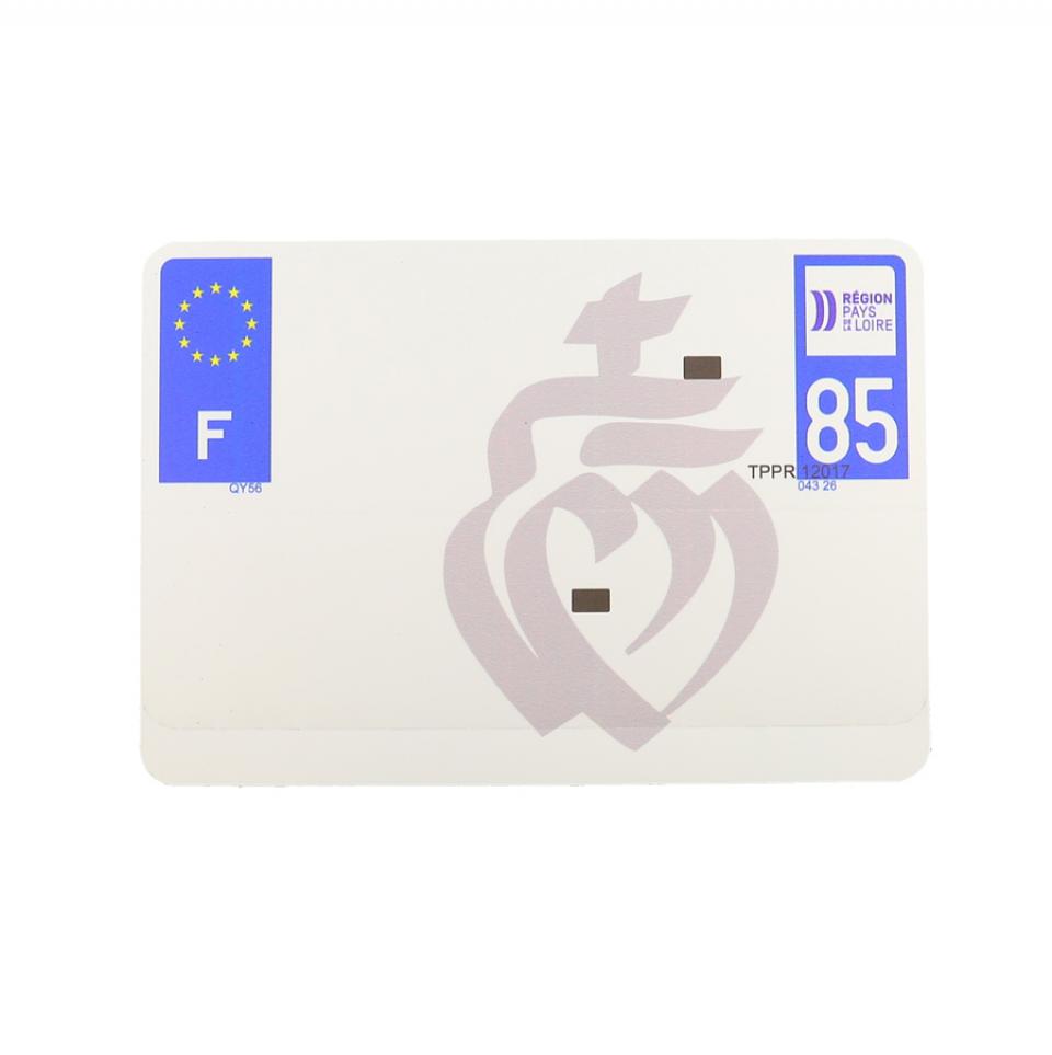 Plaque d immatriculation SPM pour Auto Neuf