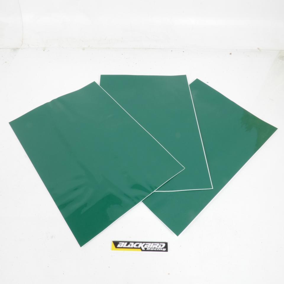 Lot de 3 planche adhésive à découper Blackbird vert foncé pour moto cross quad Neuf