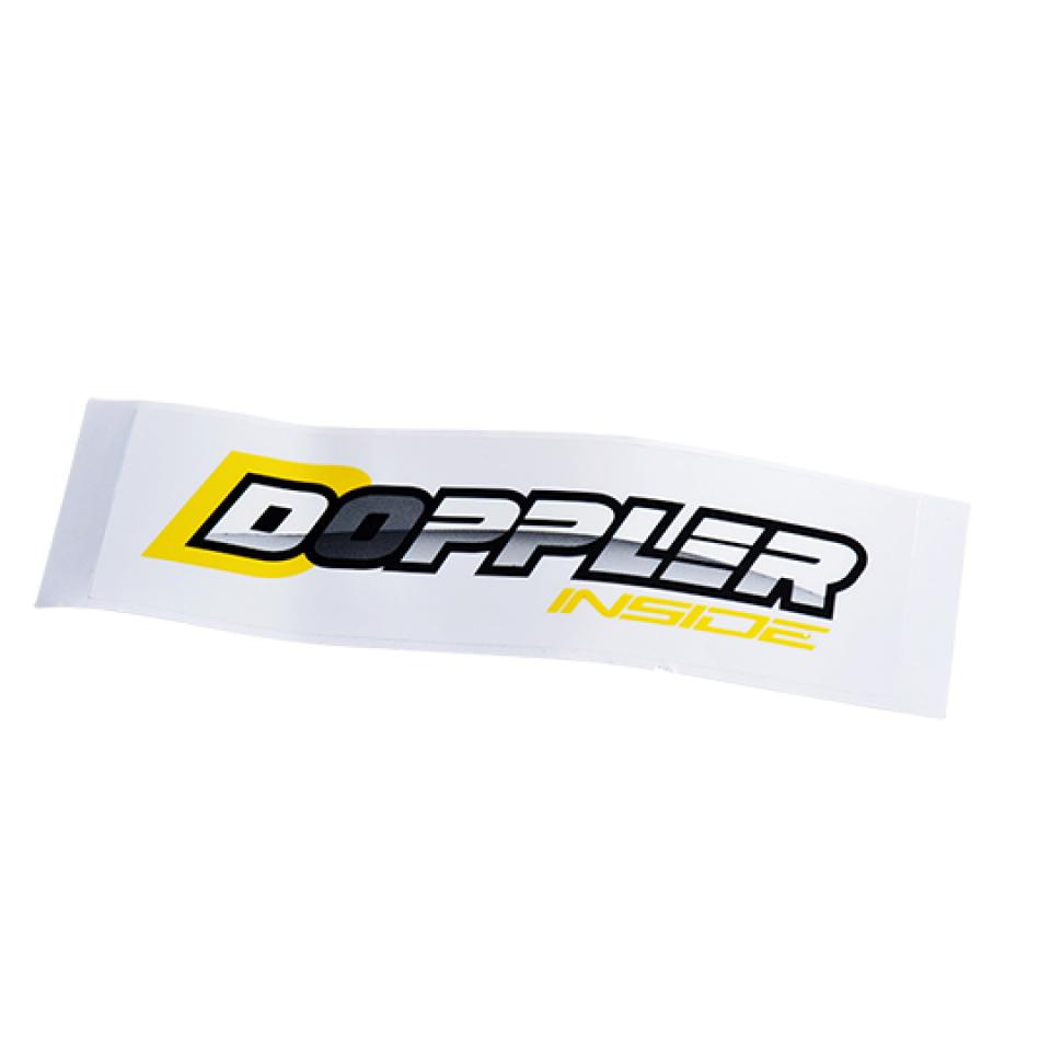 Autocollant paire de stickers Doppler pour auto Doppler jaune 10x3cm Neuf