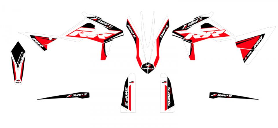 Autocollant stickers Swaps pour Moto Beta 350 Rr 4T 2018 Neuf