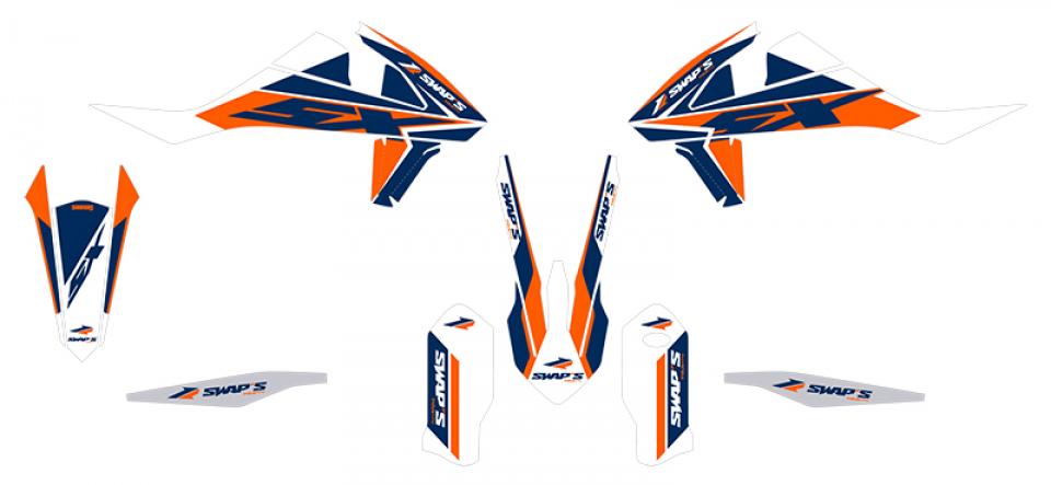 Autocollant stickers Swaps pour Moto KTM 350 Sx-F 4T 2016 à 2018 Neuf