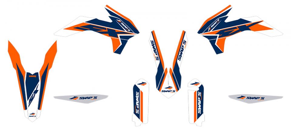 Autocollant stickers Swaps pour Moto KTM 350 Sx-F 4T 2015 Neuf